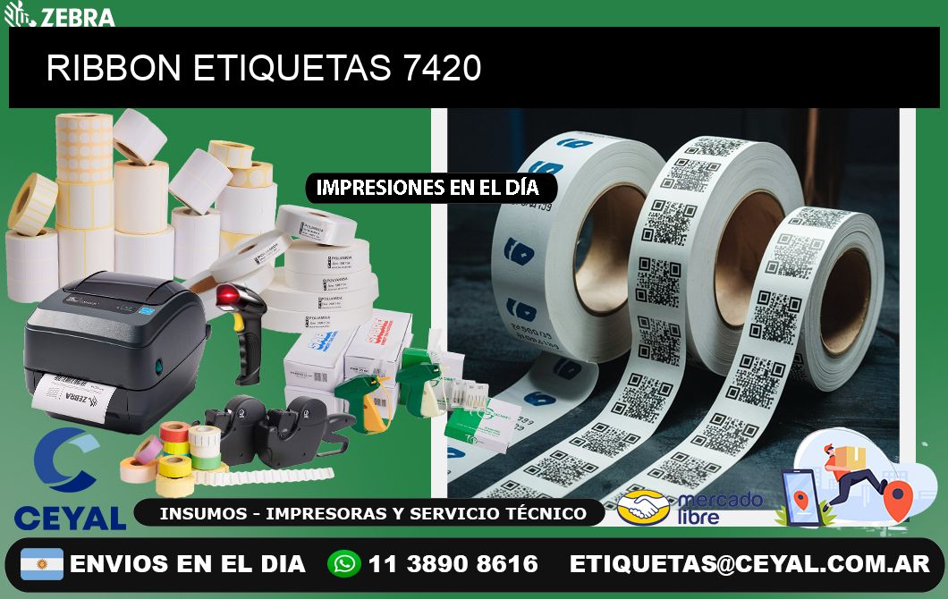 RIBBON ETIQUETAS 7420