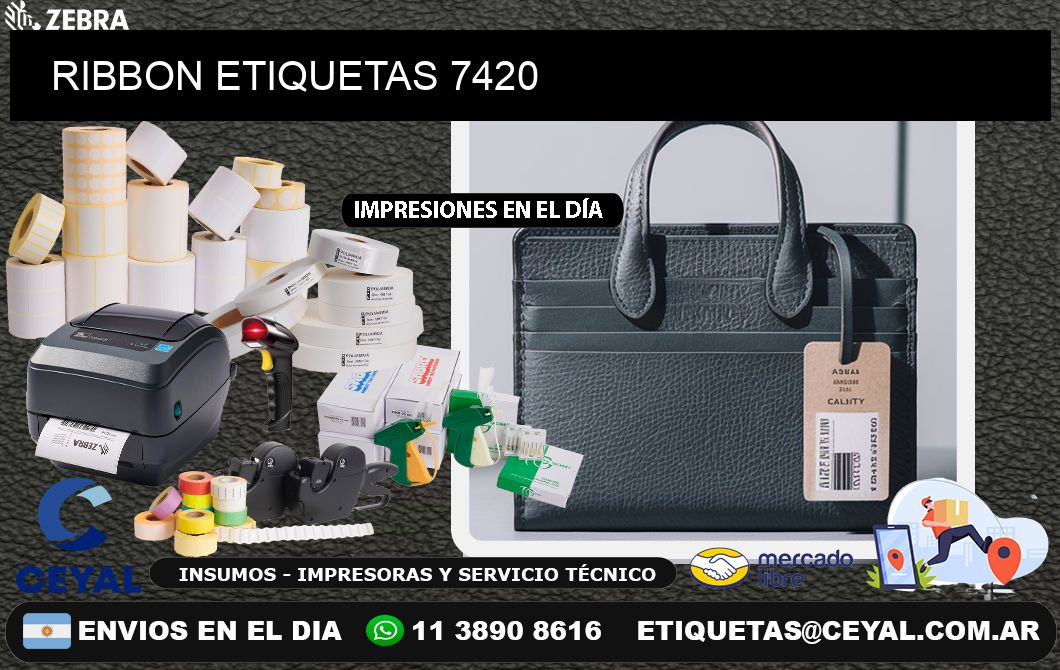 RIBBON ETIQUETAS 7420