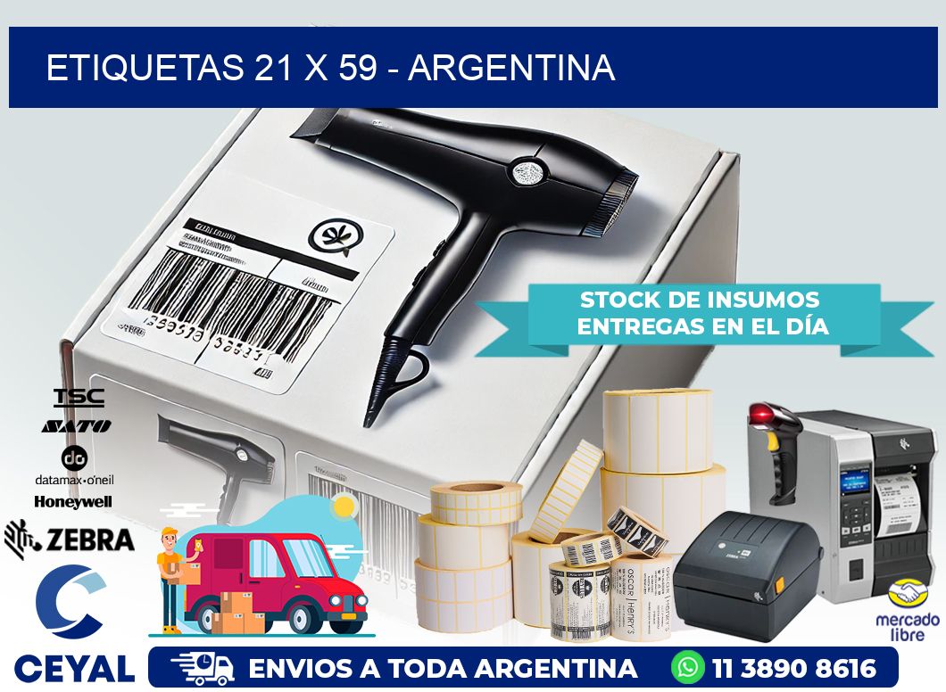 ETIQUETAS 21 x 59 – ARGENTINA