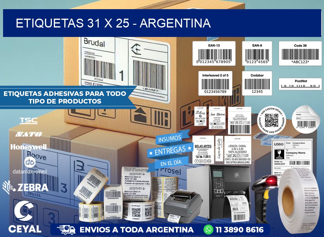 ETIQUETAS 31 x 25 – ARGENTINA