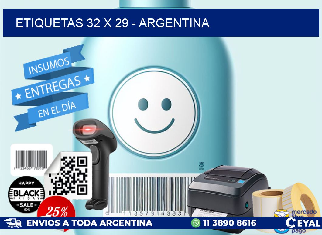 ETIQUETAS 32 x 29 - ARGENTINA