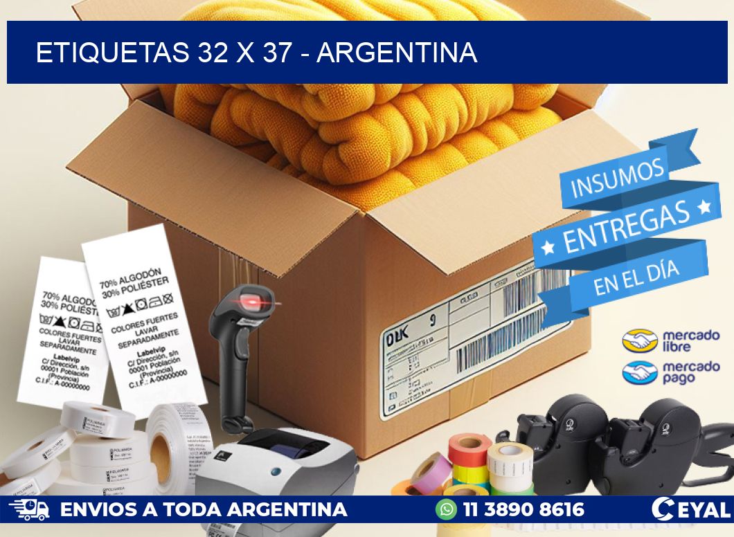 ETIQUETAS 32 x 37 – ARGENTINA