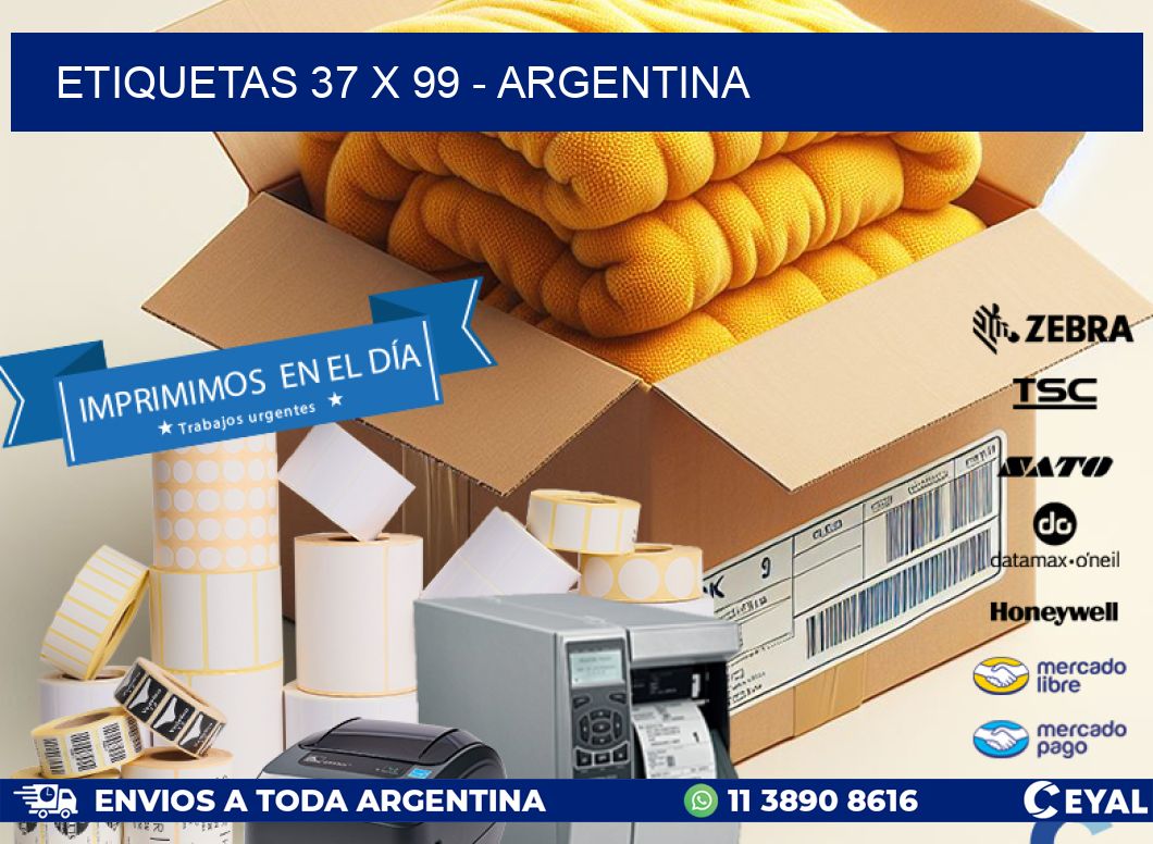 ETIQUETAS 37 x 99 - ARGENTINA