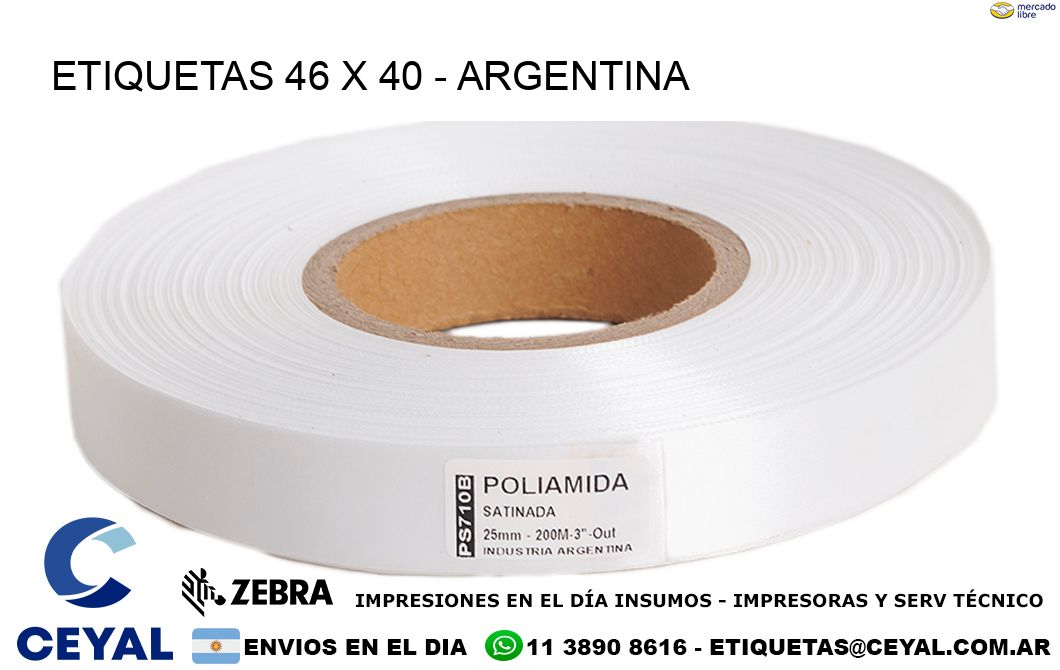 ETIQUETAS 46 x 40 - ARGENTINA