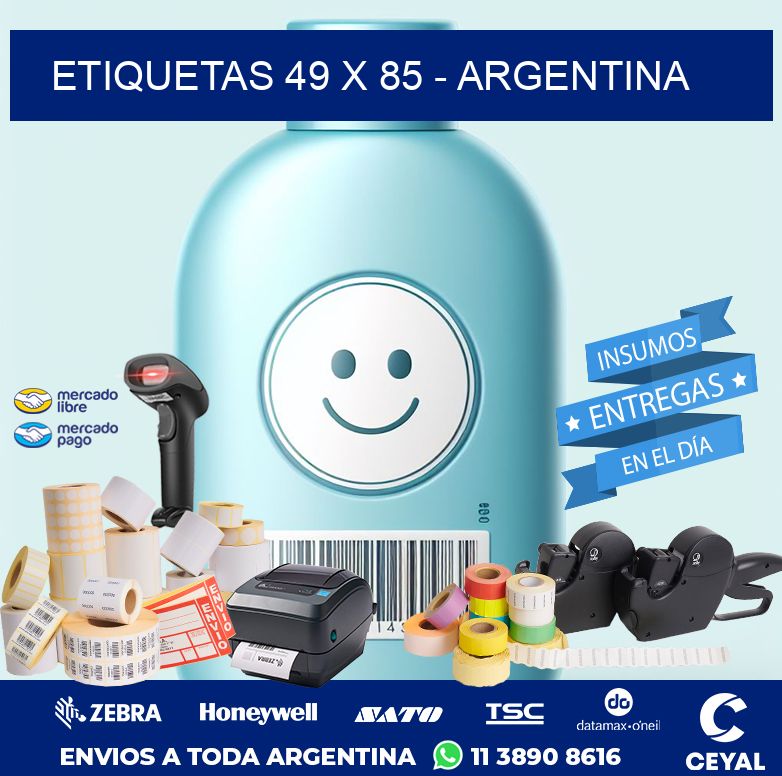 ETIQUETAS 49 x 85 - ARGENTINA