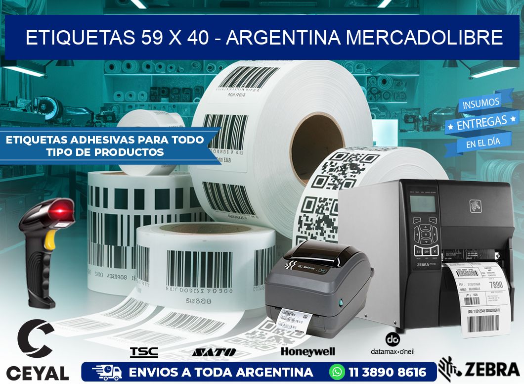 ETIQUETAS 59 x 40 – ARGENTINA MERCADOLIBRE