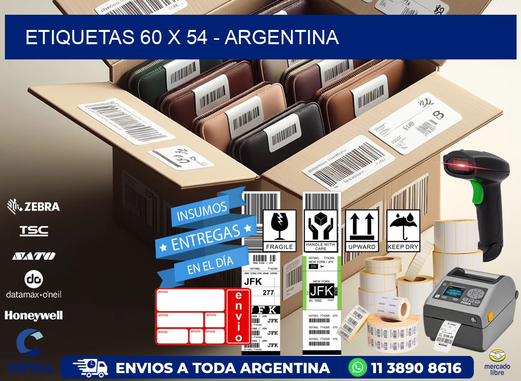 ETIQUETAS 60 x 54 - ARGENTINA