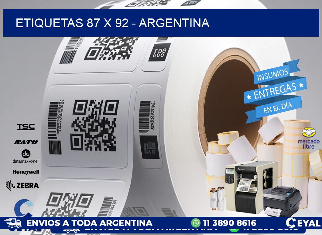 ETIQUETAS 87 x 92 - ARGENTINA