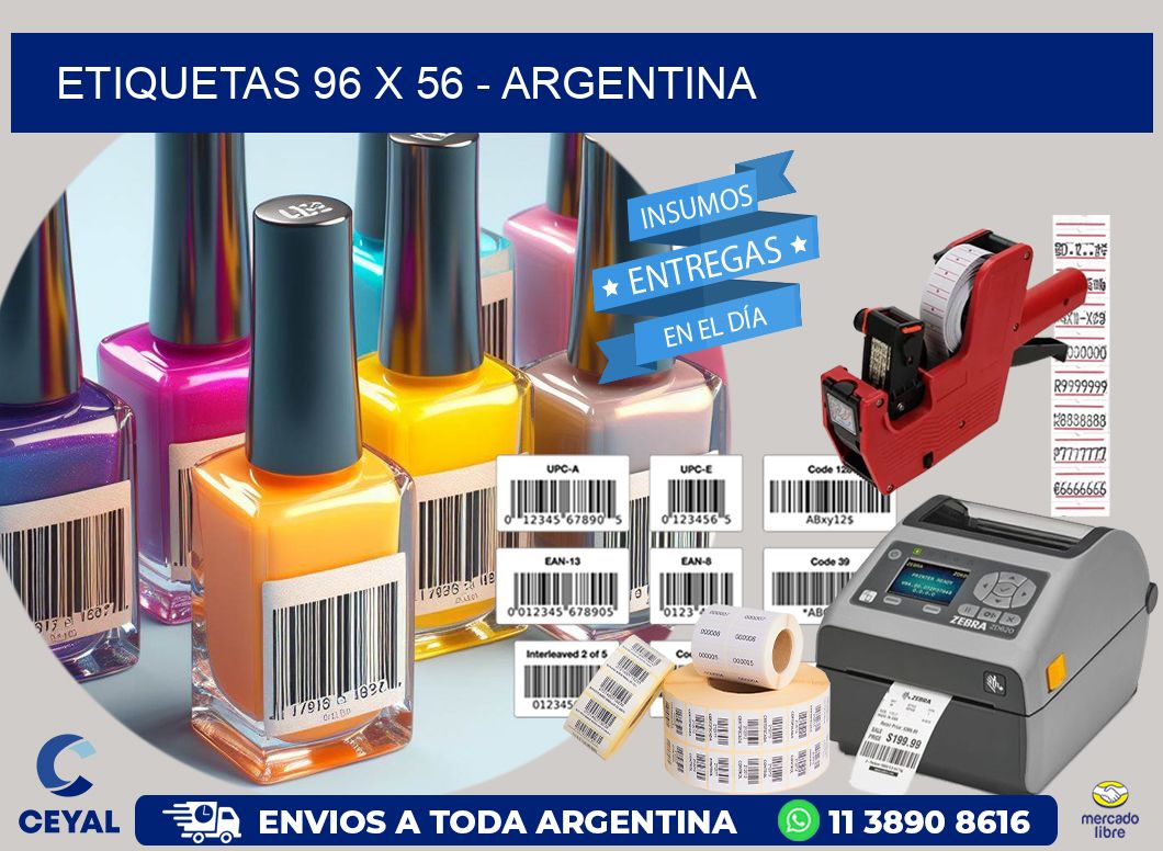 ETIQUETAS 96 x 56 - ARGENTINA