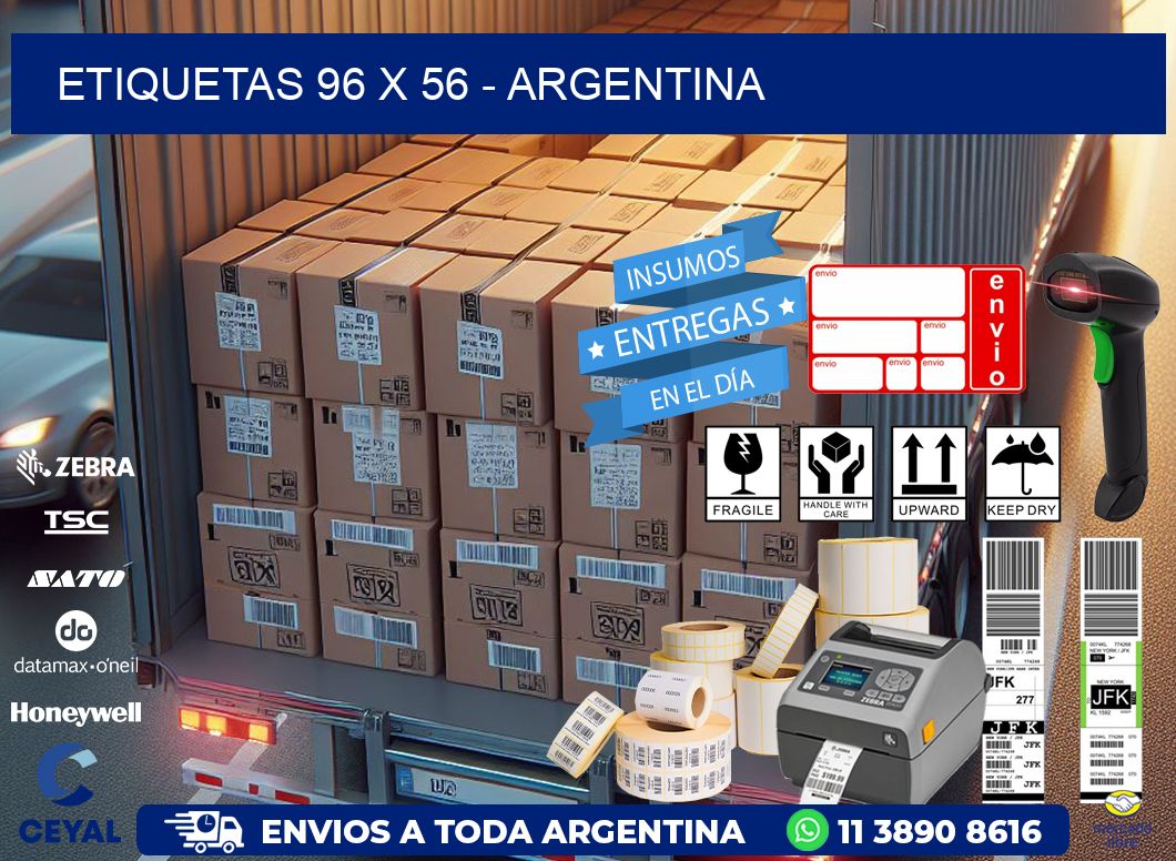 ETIQUETAS 96 x 56 - ARGENTINA