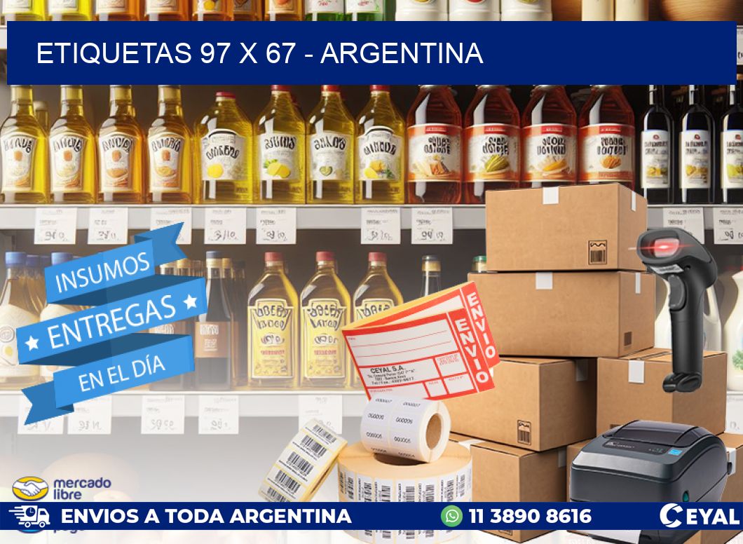 ETIQUETAS 97 x 67 - ARGENTINA