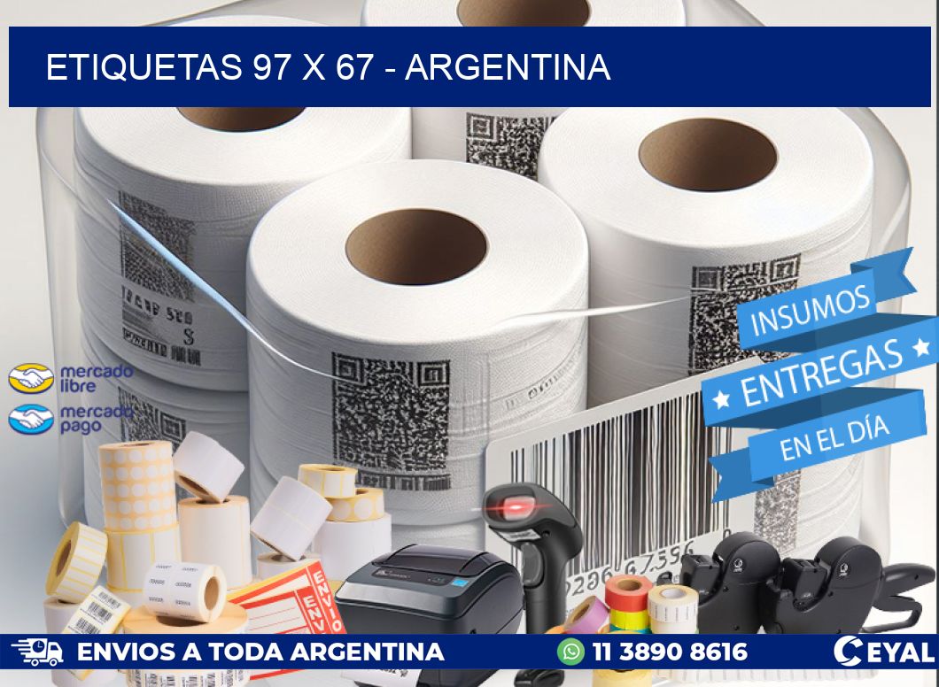 ETIQUETAS 97 x 67 - ARGENTINA