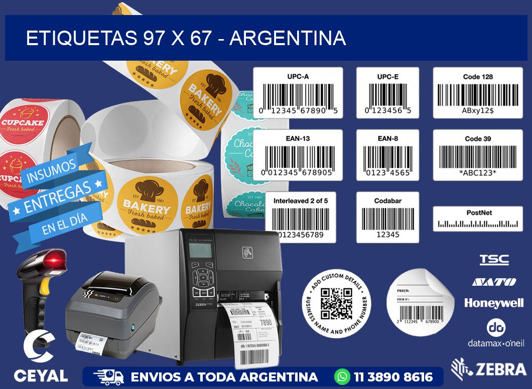 ETIQUETAS 97 x 67 - ARGENTINA