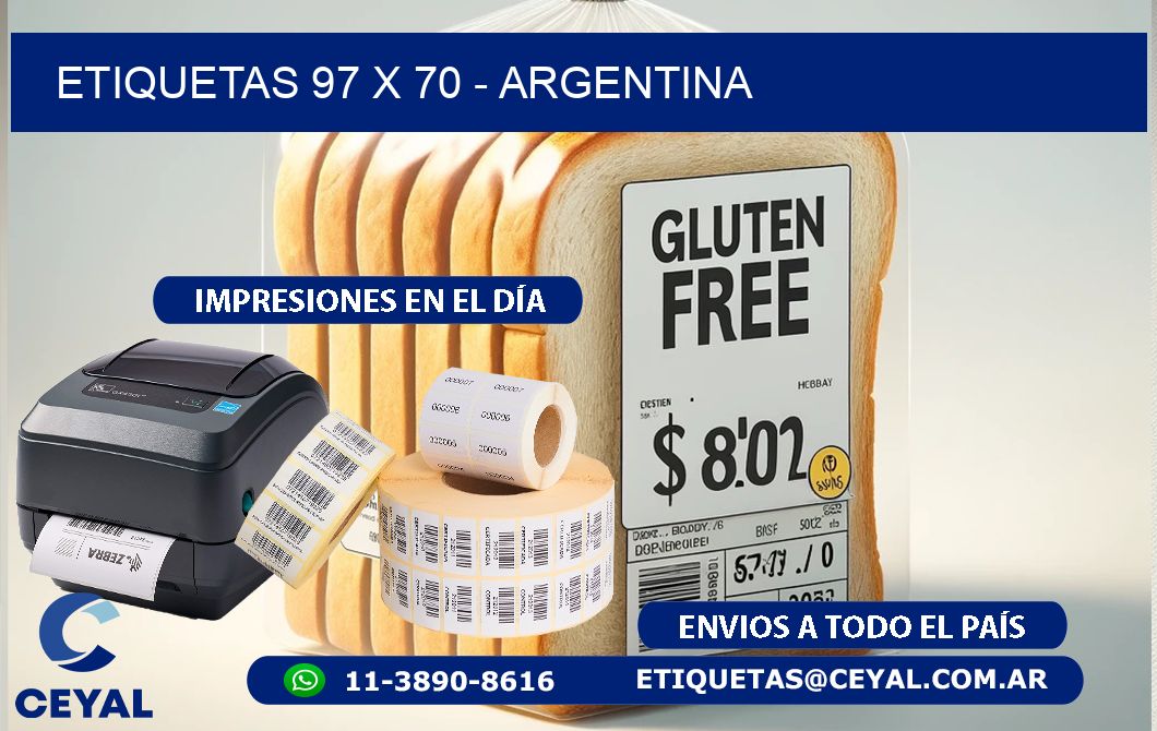 ETIQUETAS 97 x 70 - ARGENTINA