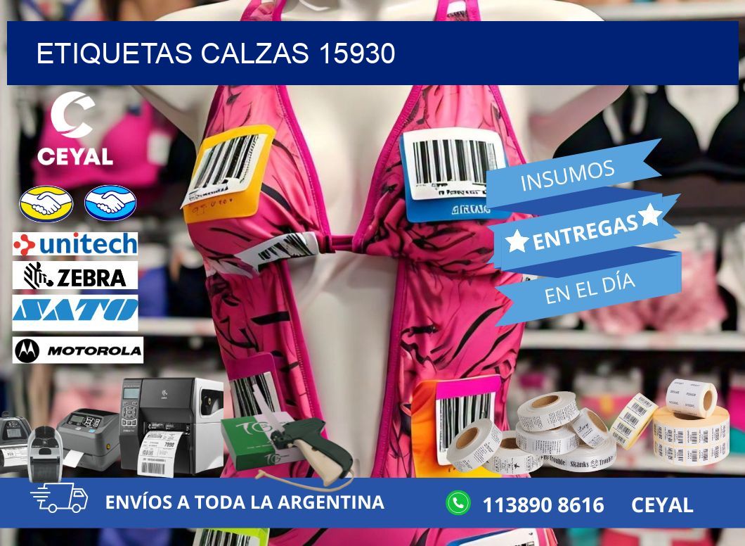 ETIQUETAS CALZAS 15930