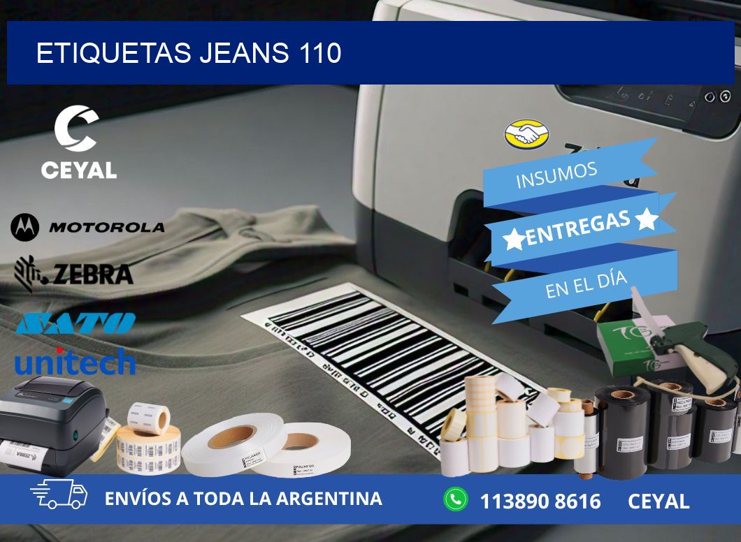 ETIQUETAS JEANS 110