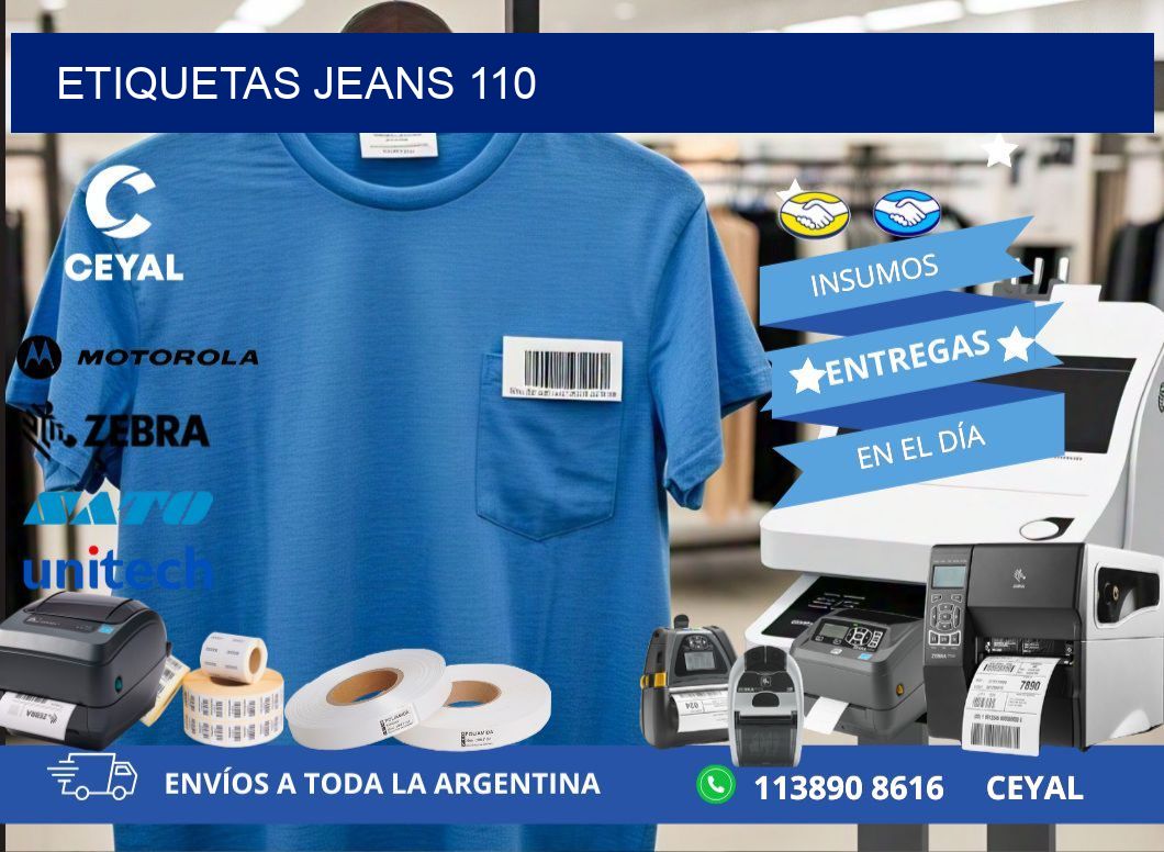 ETIQUETAS JEANS 110