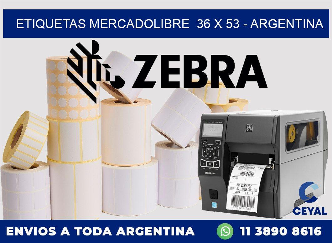 ETIQUETAS MERCADOLIBRE  36 x 53 – ARGENTINA