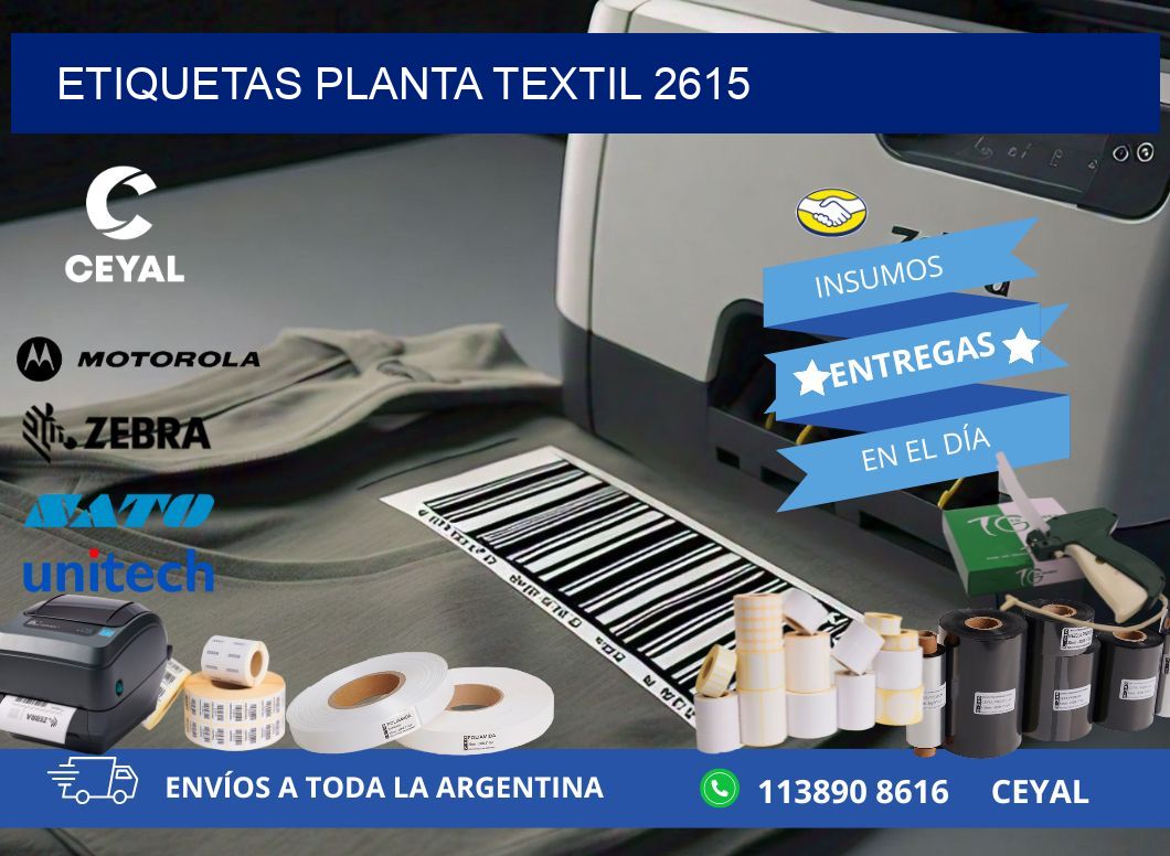 ETIQUETAS PLANTA TEXTIL 2615