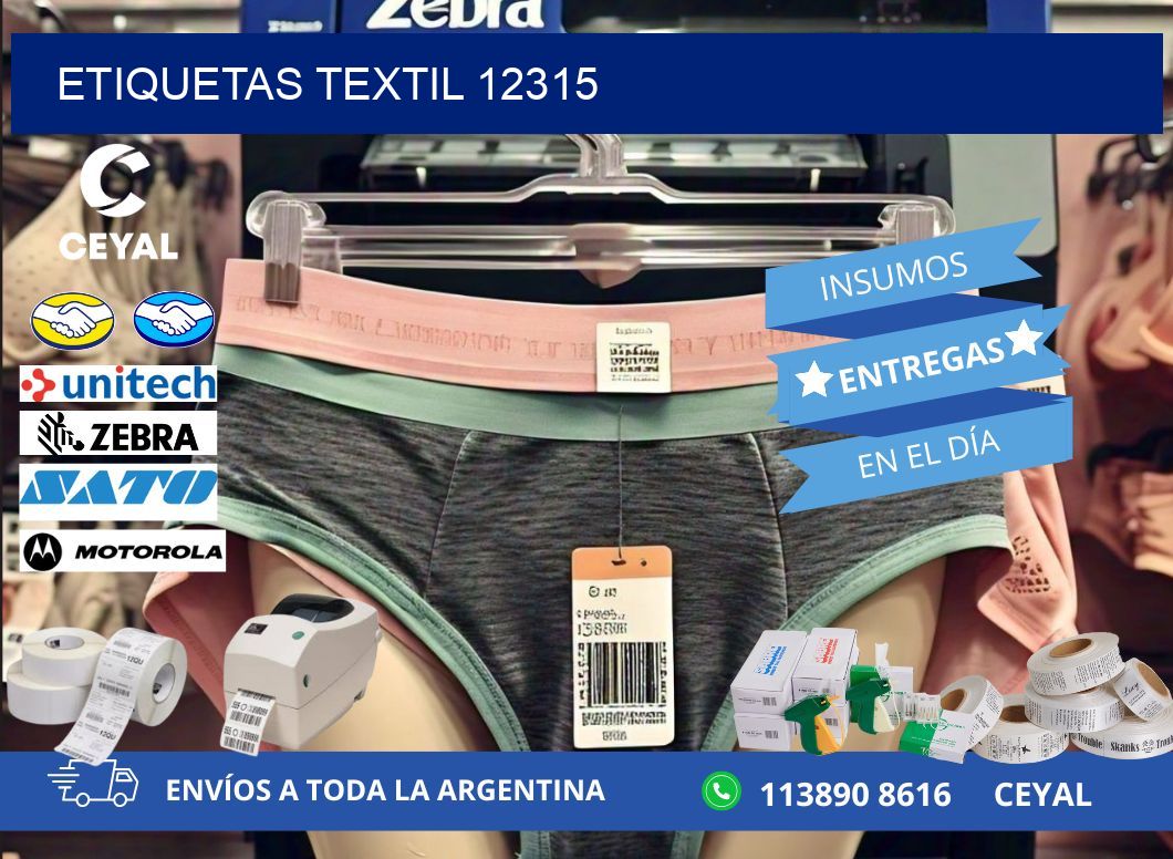 ETIQUETAS TEXTIL 12315