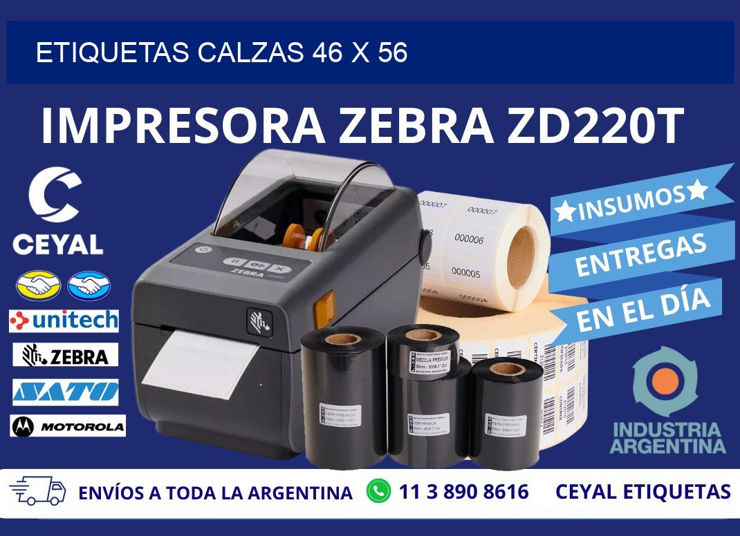 ETIQUETAS CALZAS 46 x 56