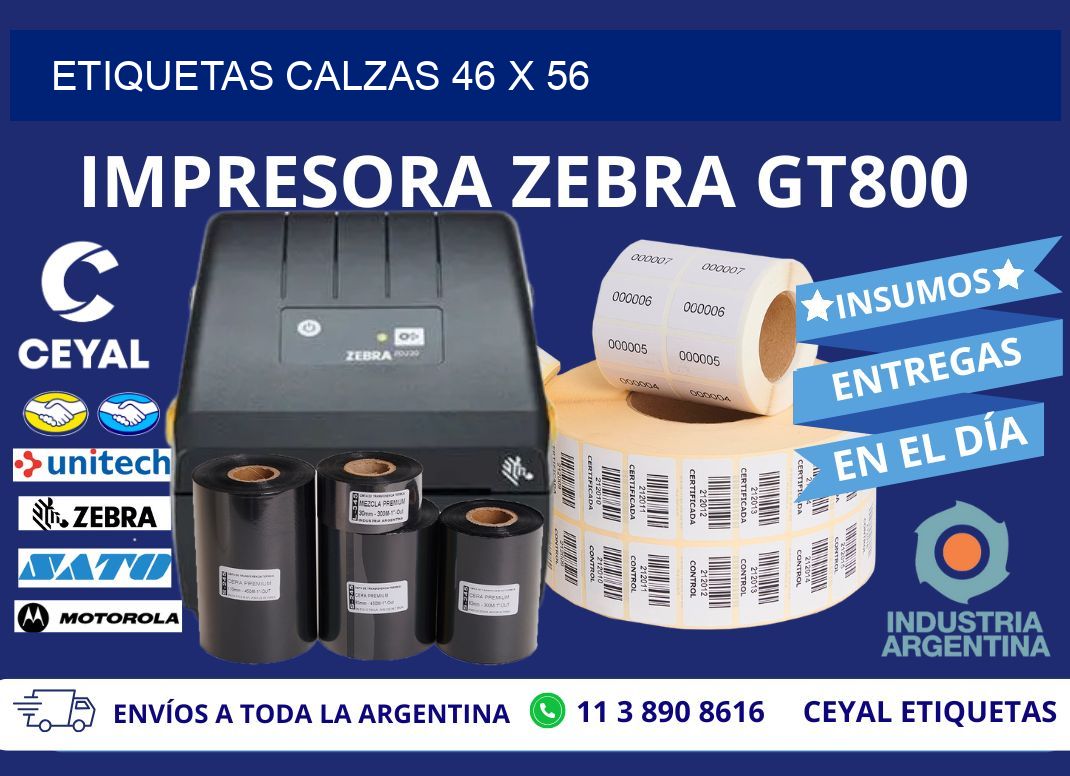 ETIQUETAS CALZAS 46 x 56