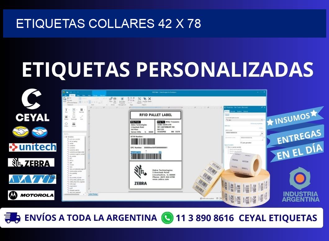 ETIQUETAS COLLARES 42 x 78