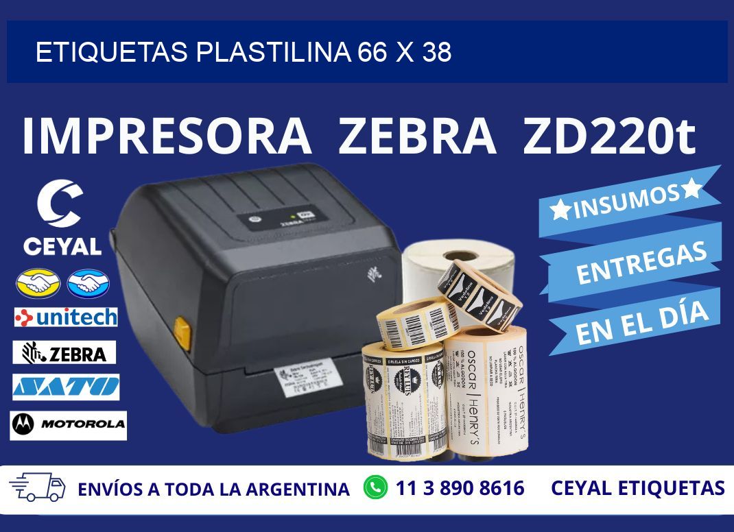ETIQUETAS PLASTILINA 66 x 38