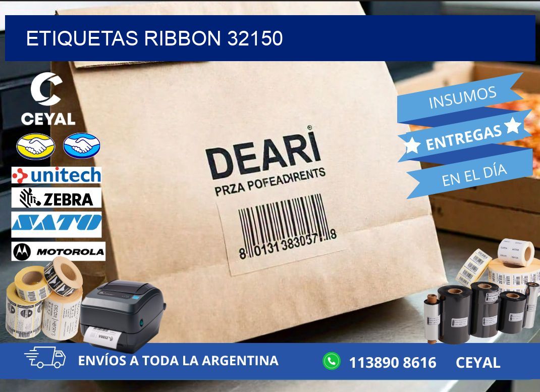 ETIQUETAS RIBBON 32150
