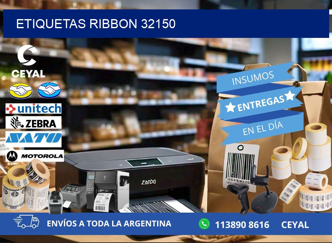 ETIQUETAS RIBBON 32150