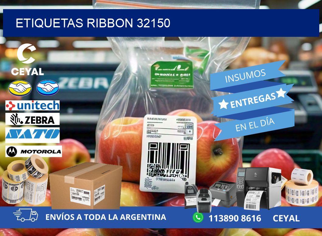 ETIQUETAS RIBBON 32150