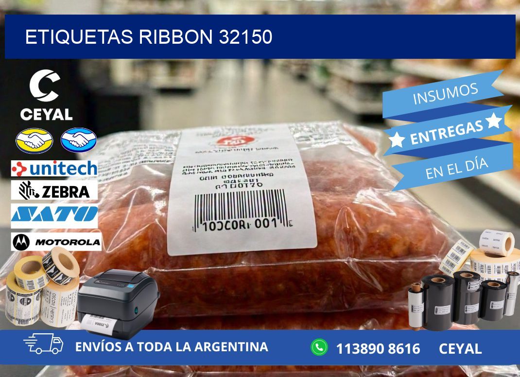 ETIQUETAS RIBBON 32150