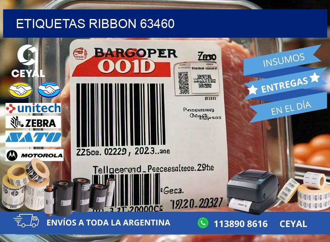 ETIQUETAS RIBBON 63460