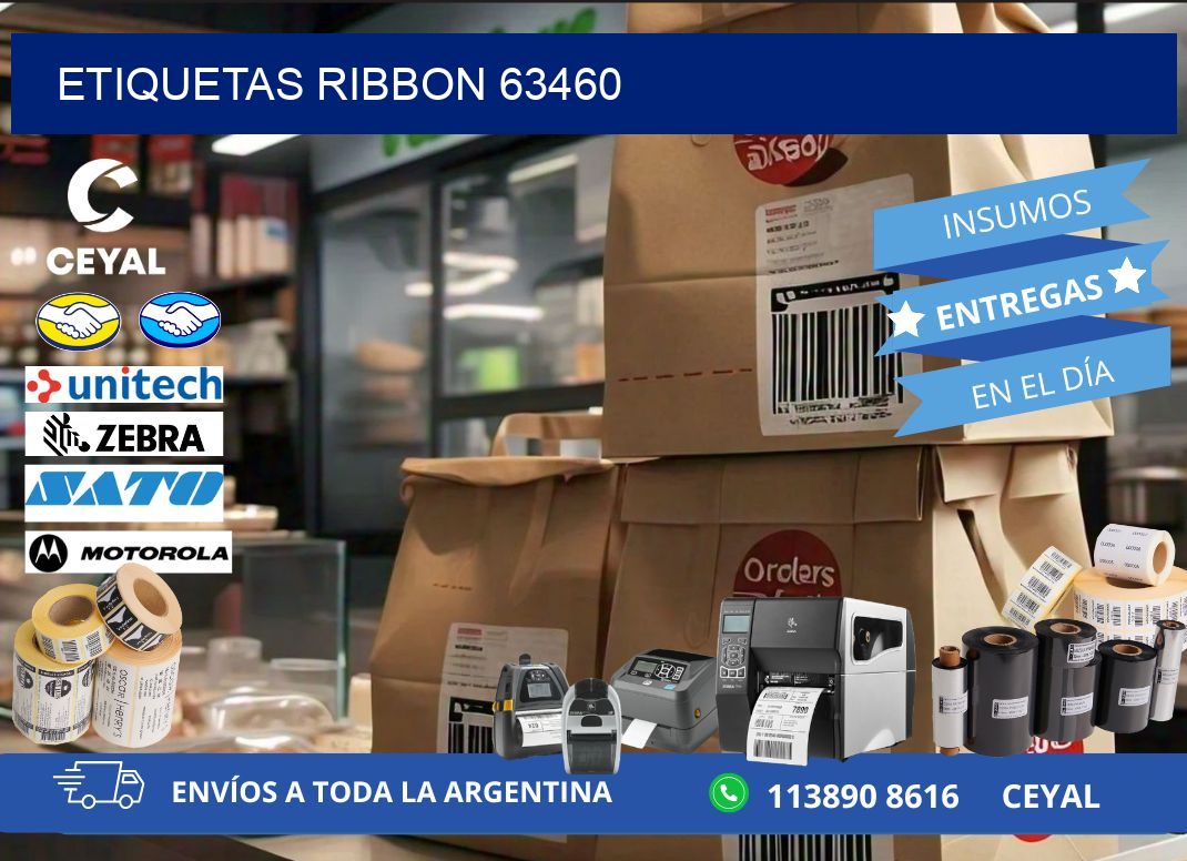 ETIQUETAS RIBBON 63460