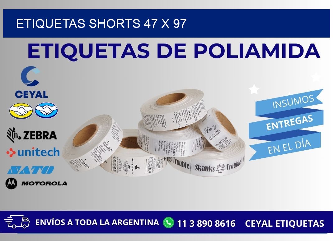 ETIQUETAS SHORTS 47 x 97