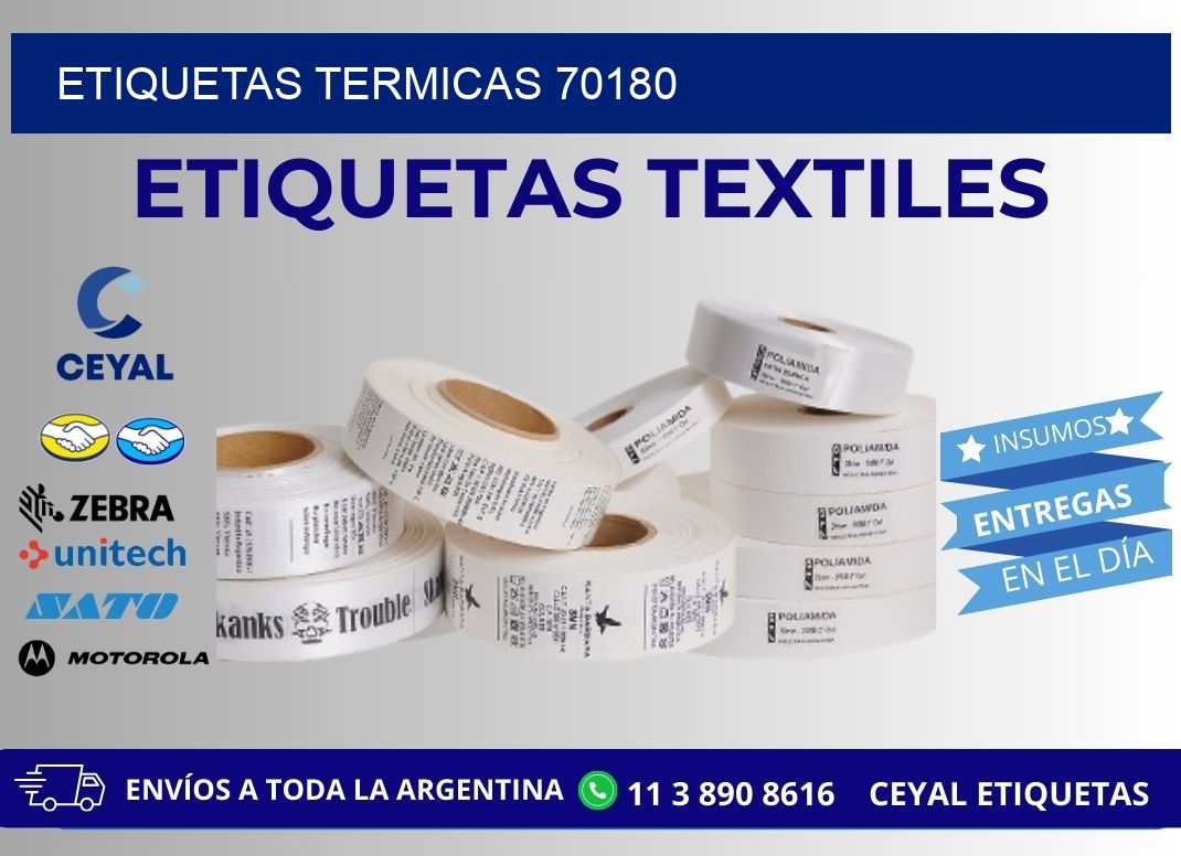 ETIQUETAS TERMICAS 70180