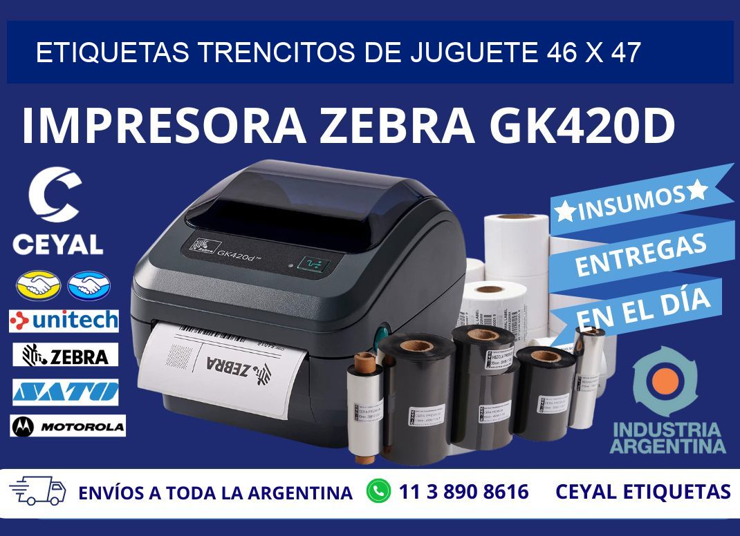 ETIQUETAS TRENCITOS DE JUGUETE 46 x 47