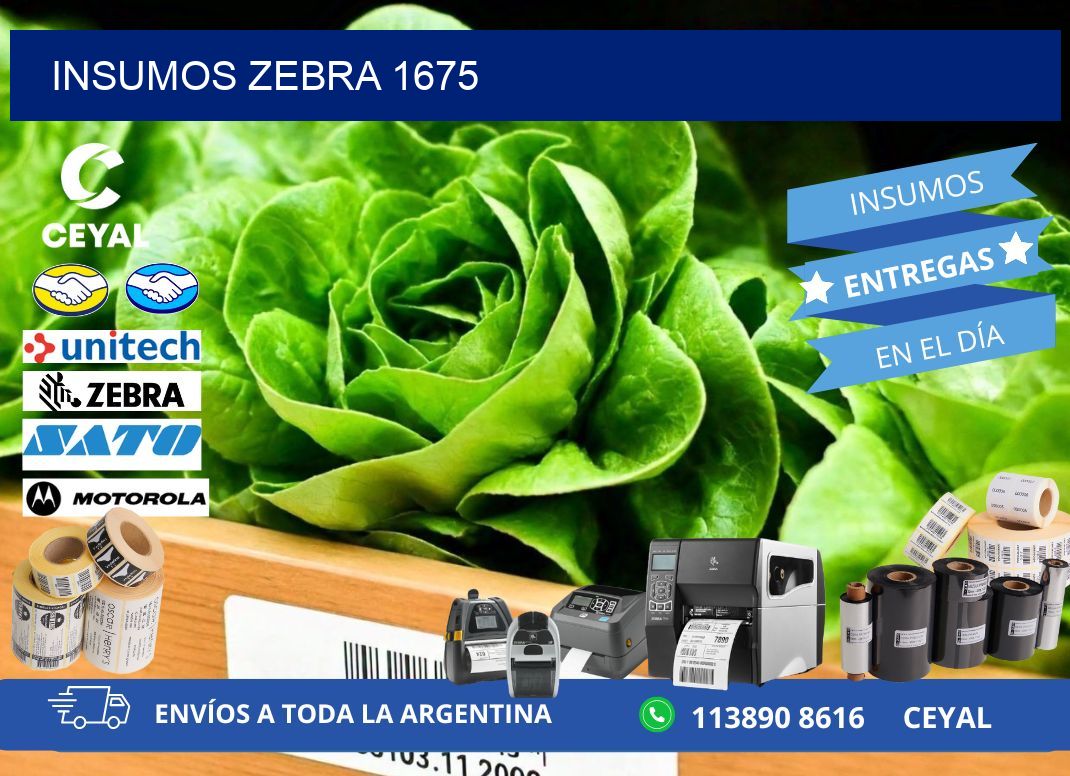 INSUMOS ZEBRA 1675