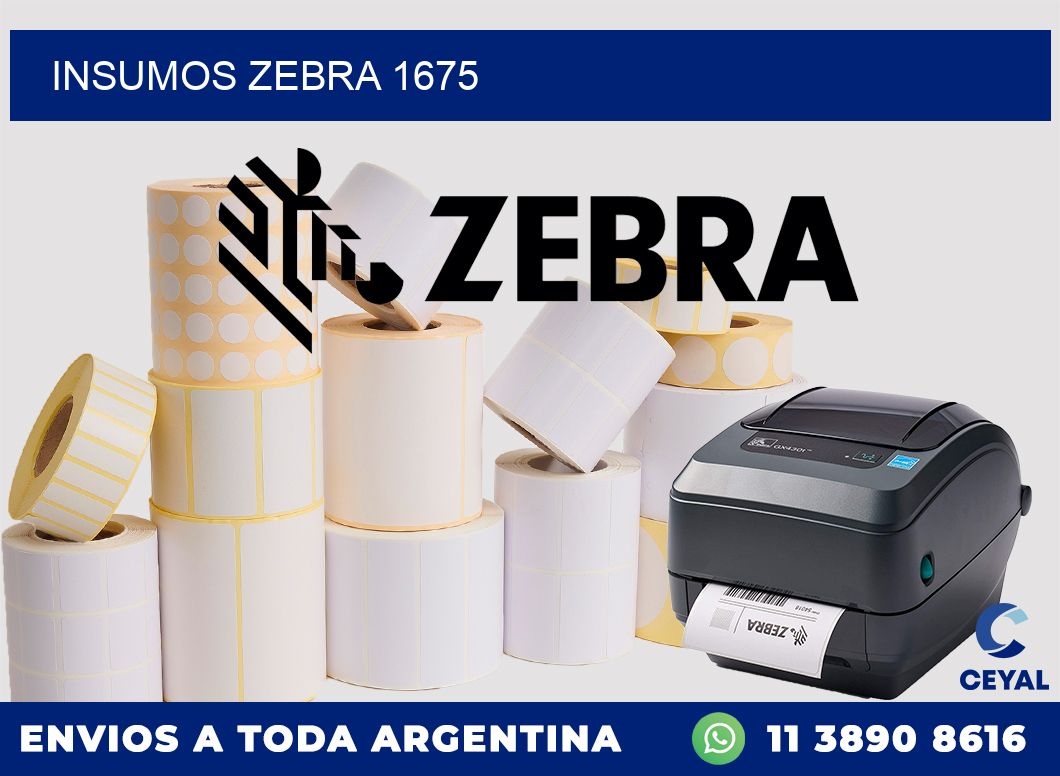 INSUMOS ZEBRA 1675