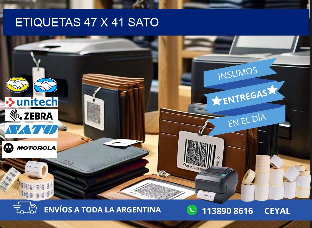 ETIQUETAS 47 x 41 SATO
