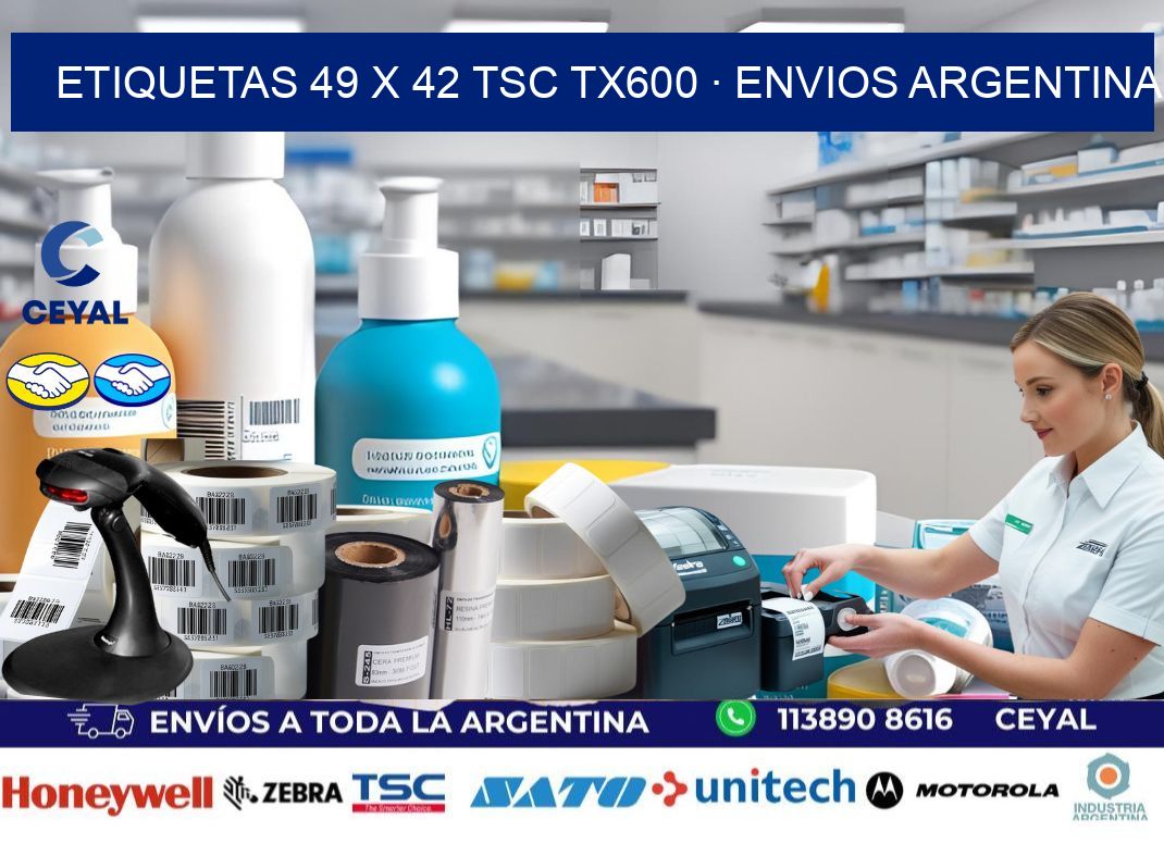 ETIQUETAS 49 x 42 TSC TX600 · ENVIOS ARGENTINA