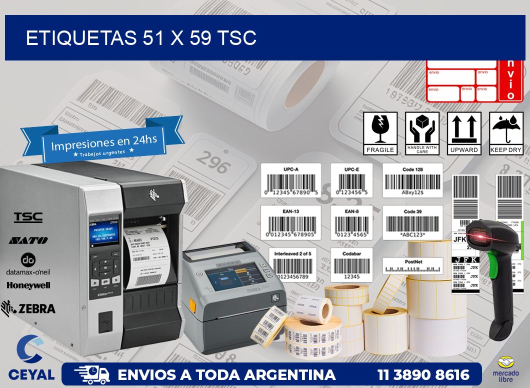 ETIQUETAS 51 x 59 TSC