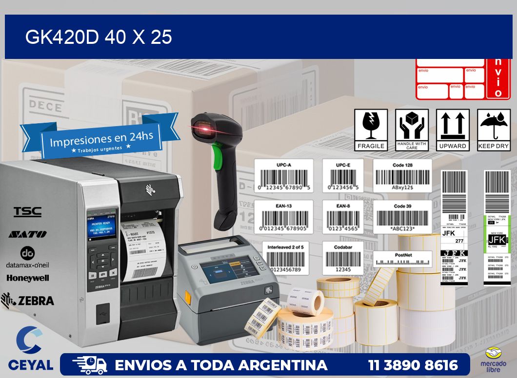 GK420D 40 x 25