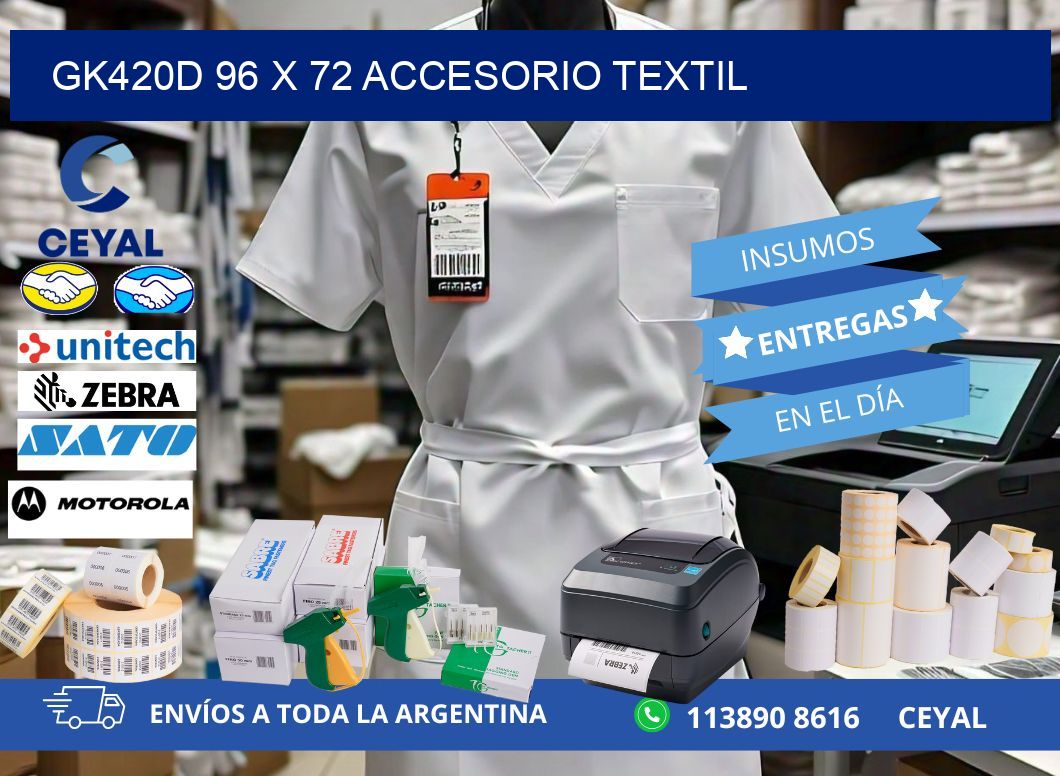 GK420D 96 x 72 ACCESORIO TEXTIL