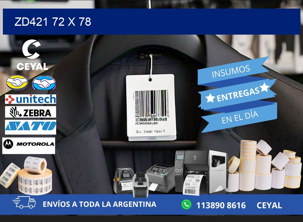 ZD421 72 x 78