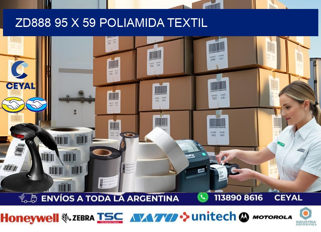 ZD888 95 x 59 POLIAMIDA TEXTIL