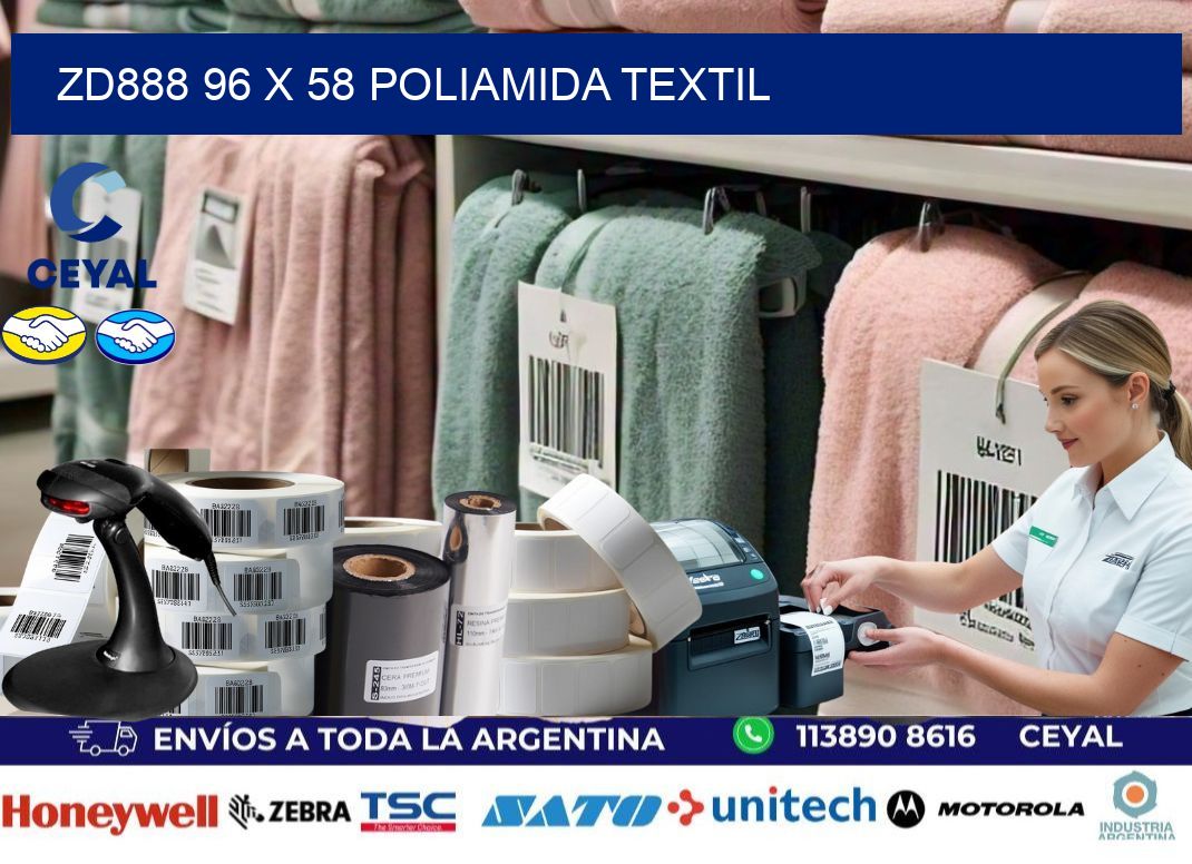 ZD888 96 x 58 POLIAMIDA TEXTIL