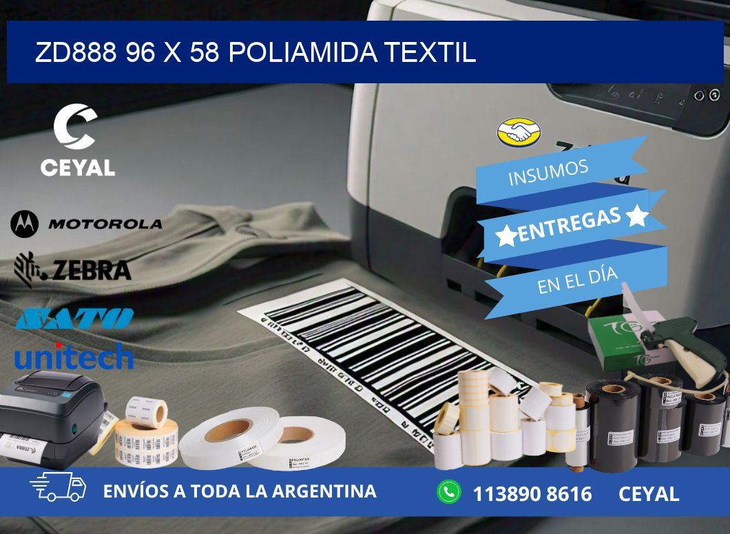 ZD888 96 x 58 POLIAMIDA TEXTIL