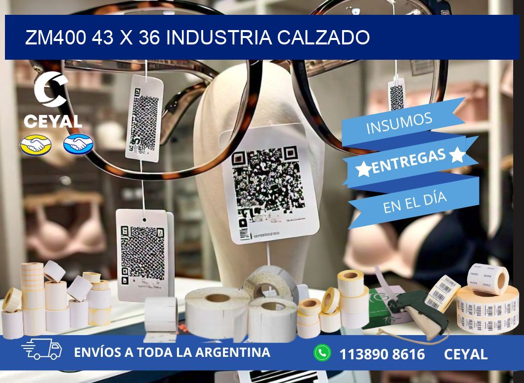 ZM400 43 x 36 INDUSTRIA CALZADO