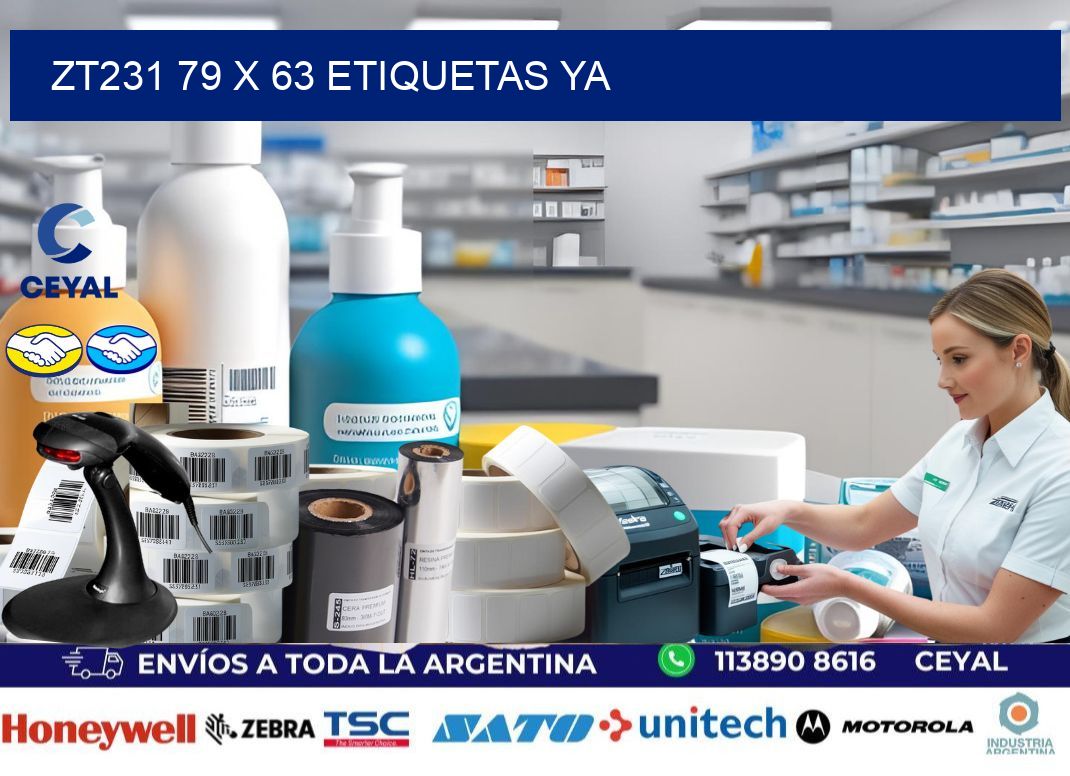 ZT231 79 x 63 ETIQUETAS YA